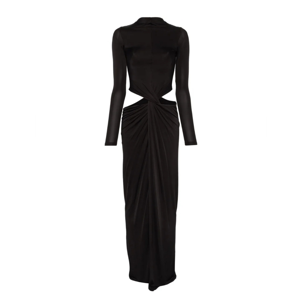 Cult Gaia Keri Black Gown US4/SM - Picture 5 of 7